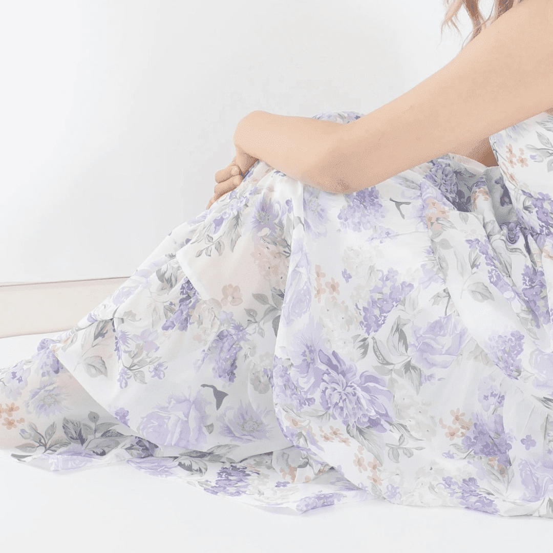 Savannah Girls Lilac Maxi Dress