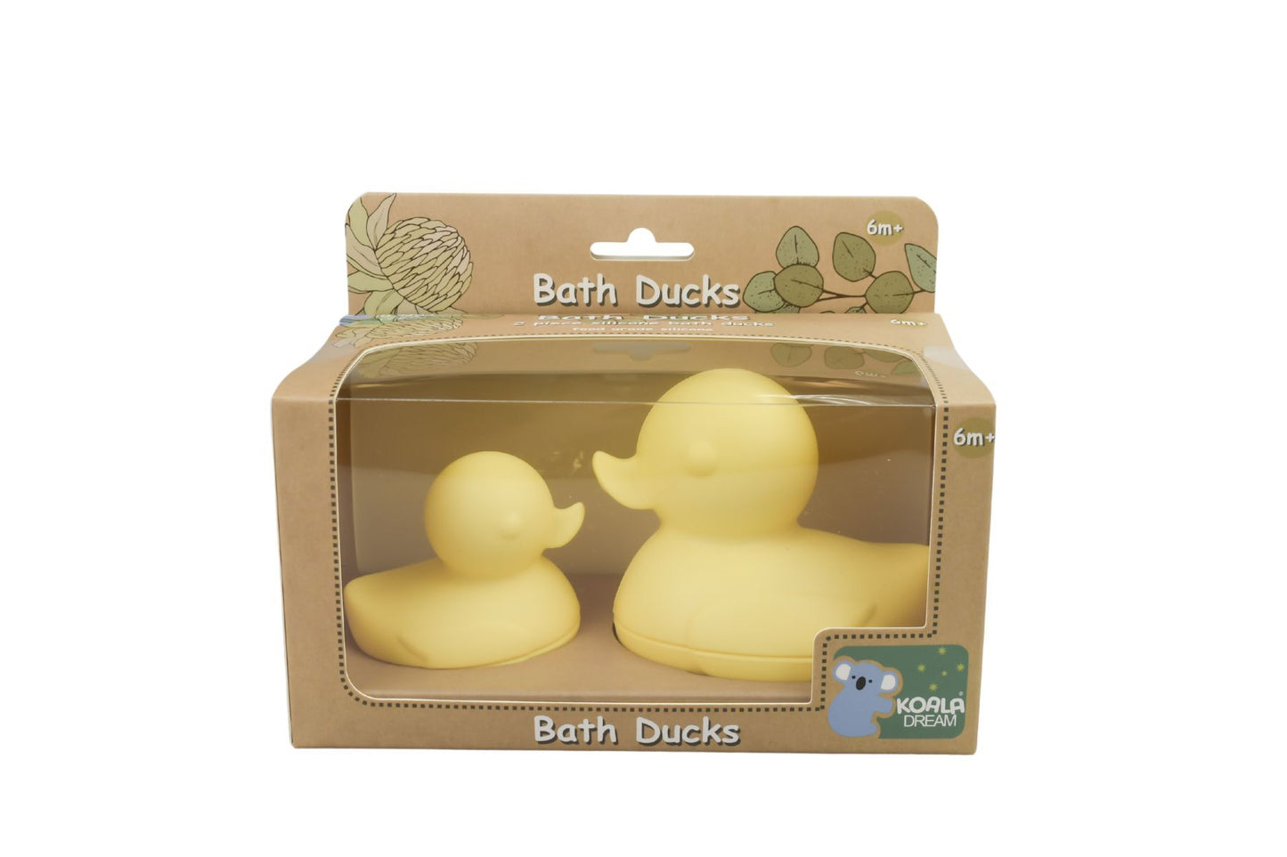 SILICONE BATH DUCKS 2PCS SET