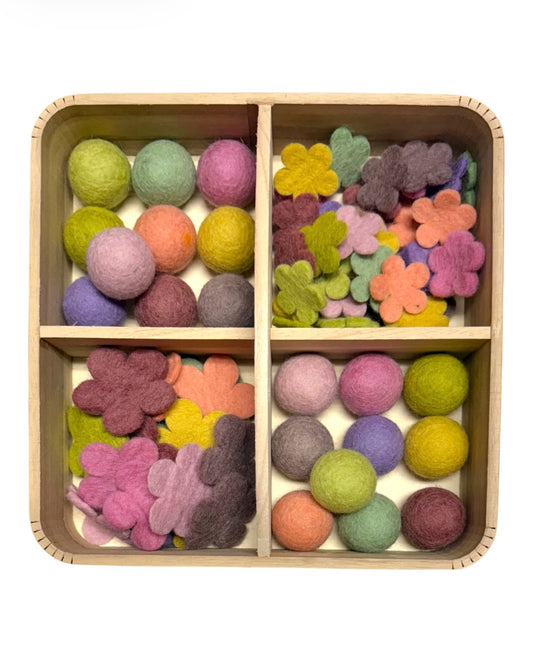 Papoose Toys Season Caddy - Spring Morning Open Ended Play