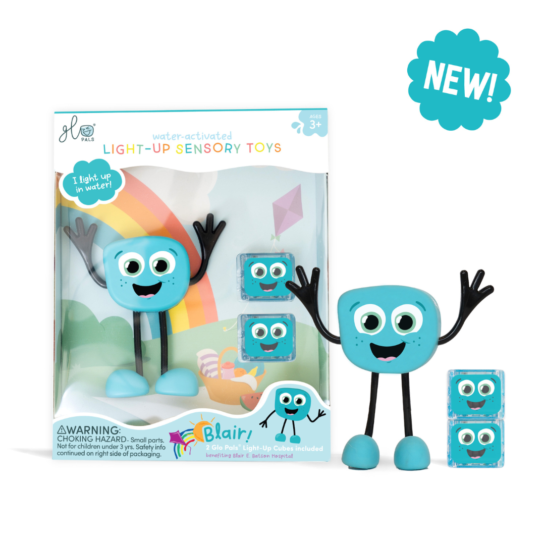 Jellystone - Glo Pal Light Up Character Blair - Blue