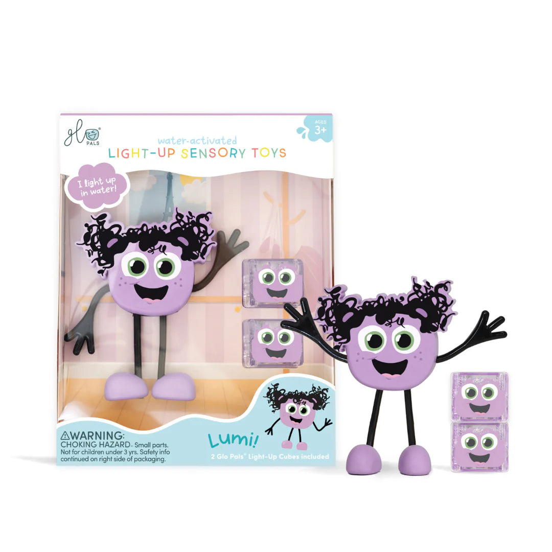 Jellystone - Glo Pal Light Up Character Lumi - Purple