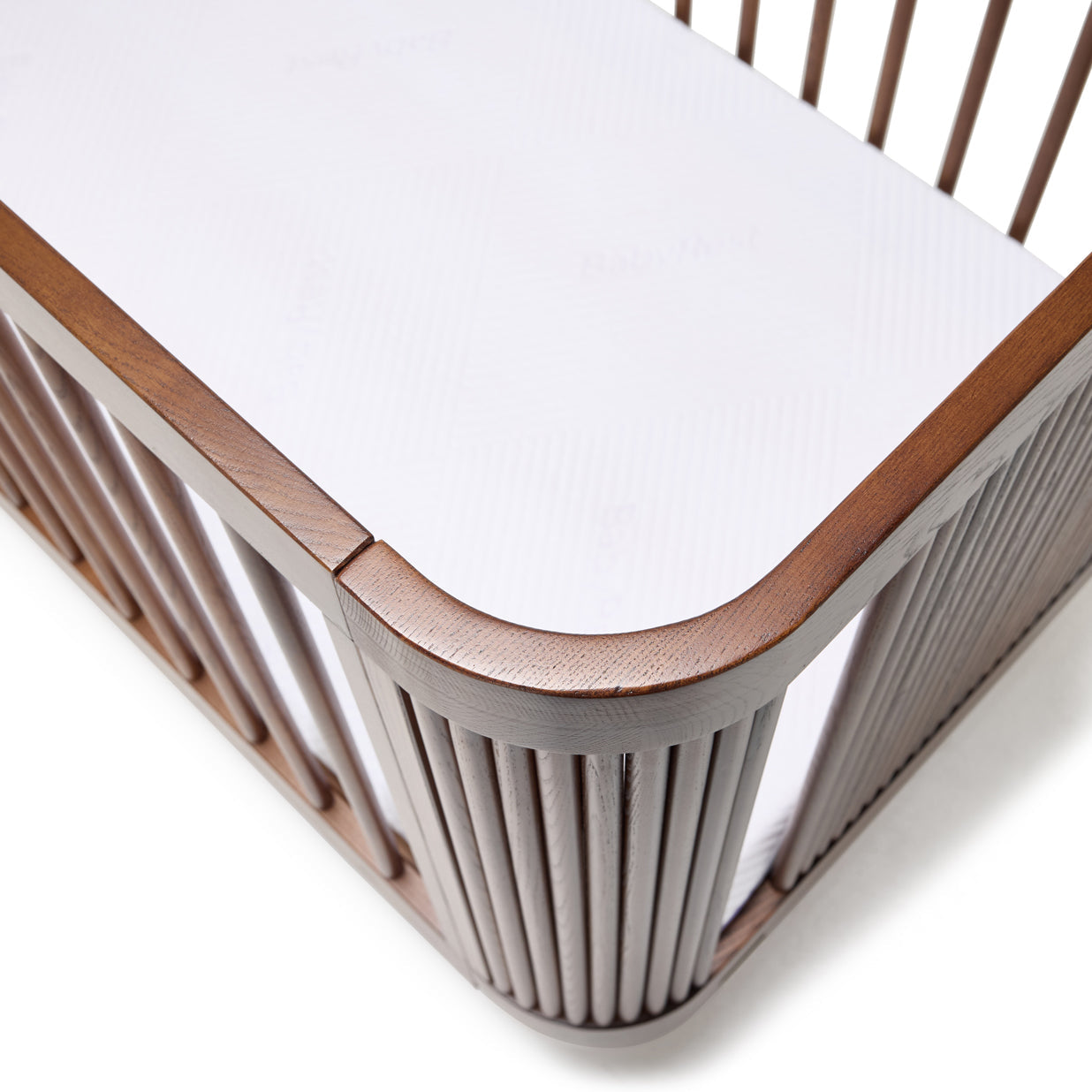 BabyRest Juno Cot - Luxe Walnut