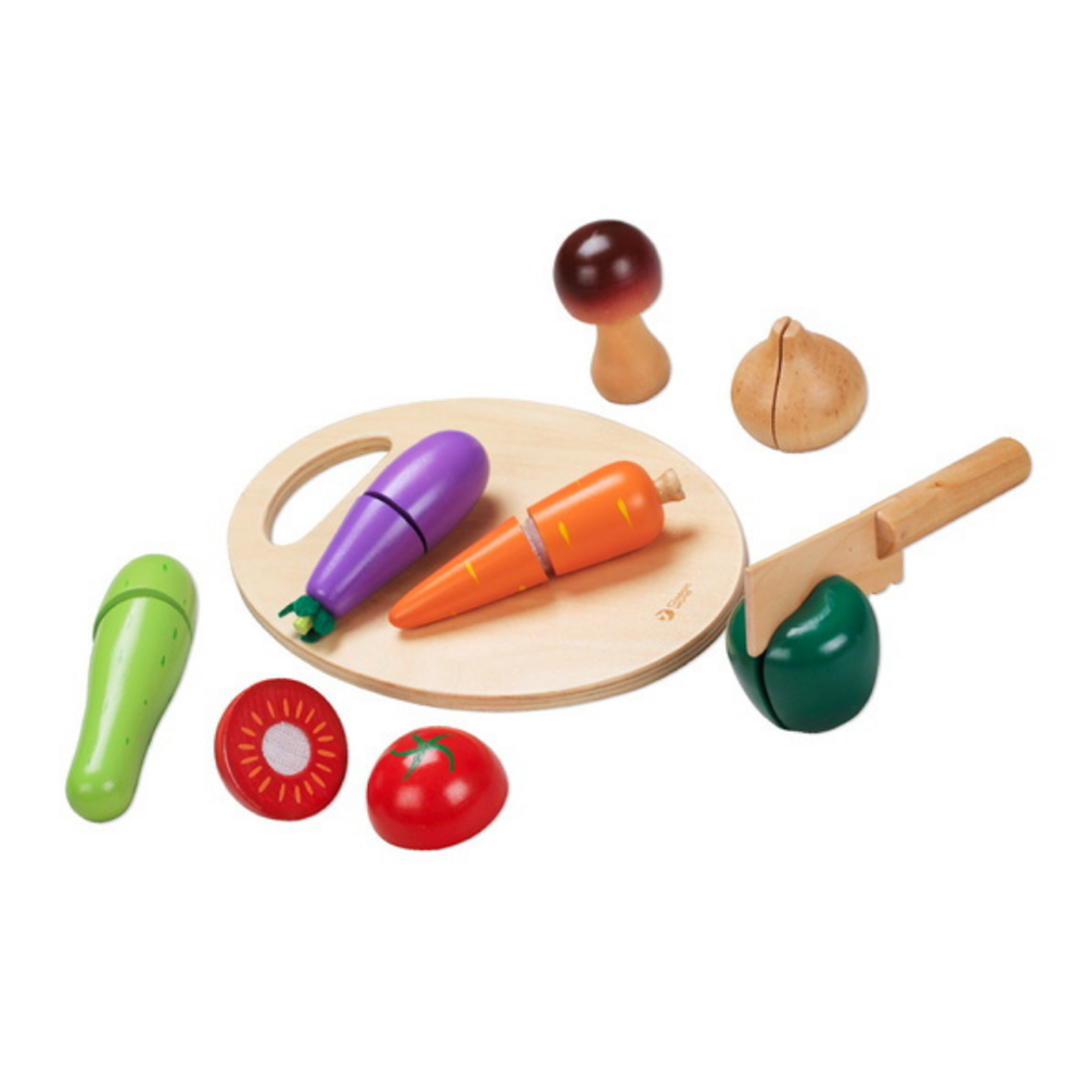 Classic World - Cutting Wooden Vegetable Play