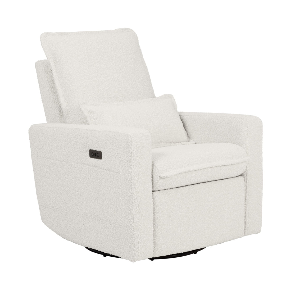iL TuTTo Frankie Electric Recliner Glider Nursery Chair in Vanilla Bouclé