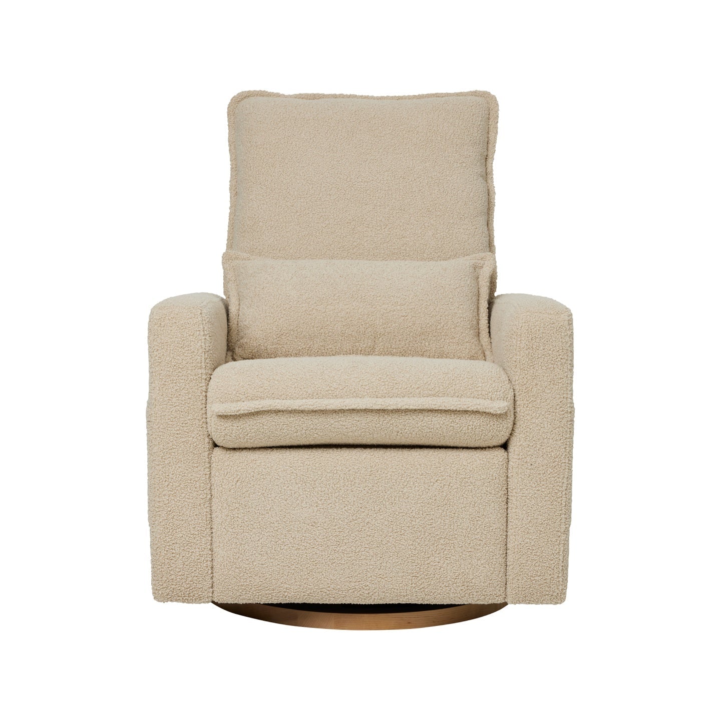 iL TuTTo Frankie Electric Recliner Glider Nursery Chair in Taupe Teddy