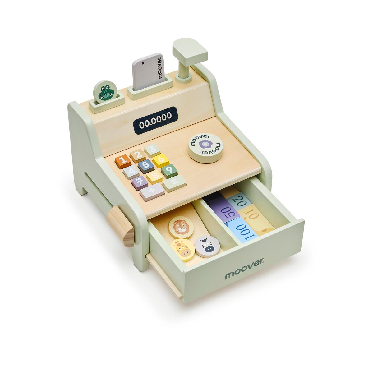 Moover Wooden Toy Cash Register