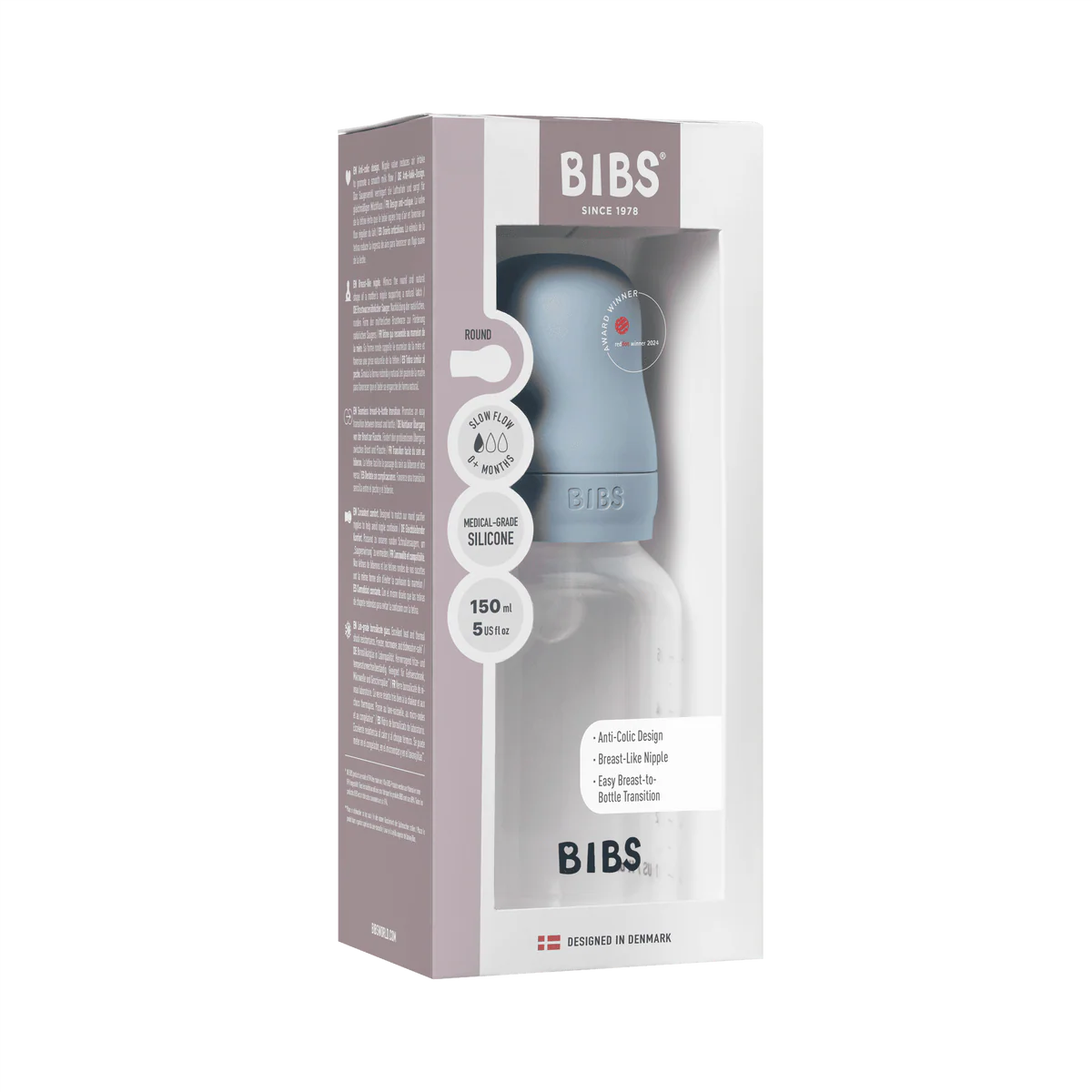 Bibs Baby Bottle Complete Set 150ml Silicone