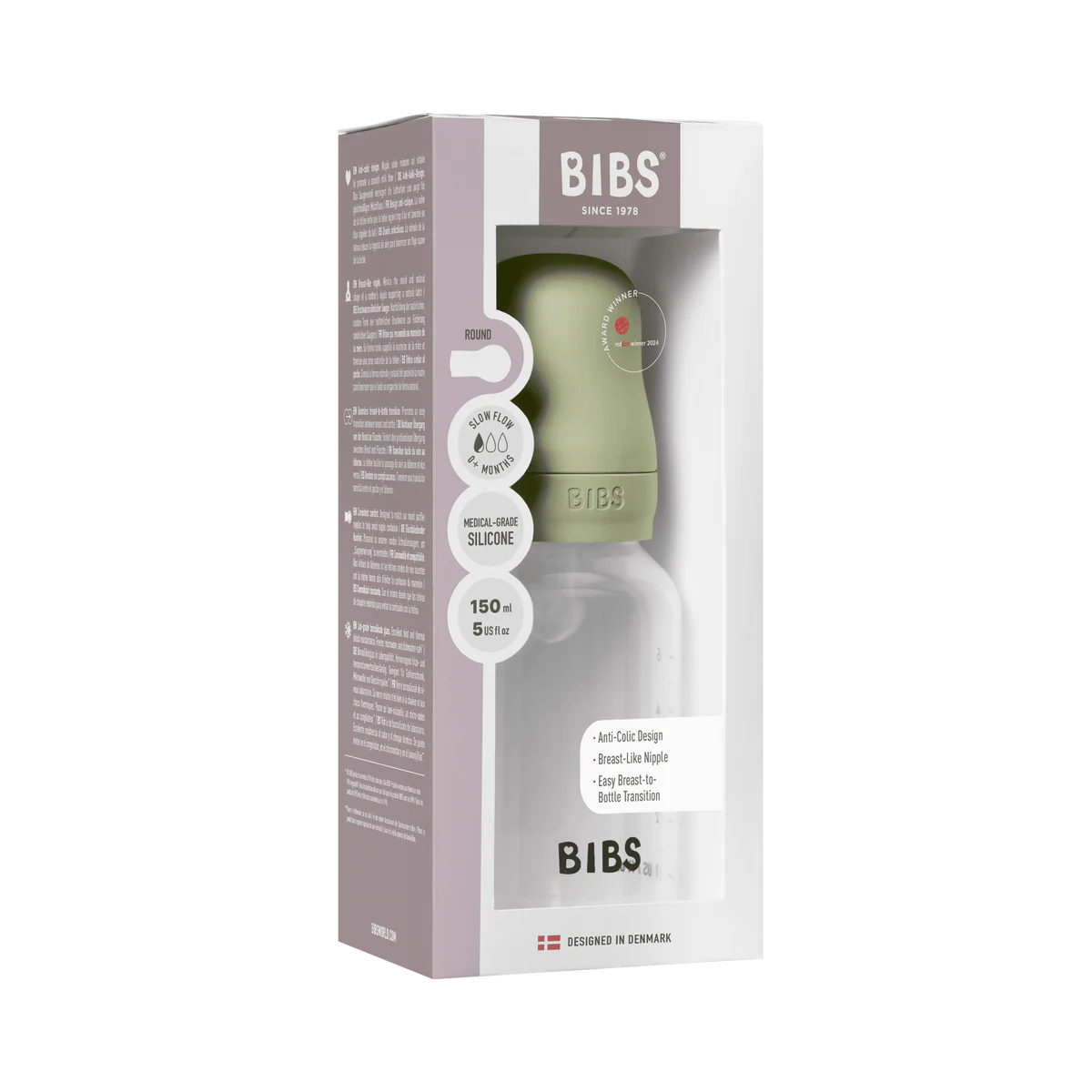 Bibs Baby Bottle Complete Set 150ml Silicone