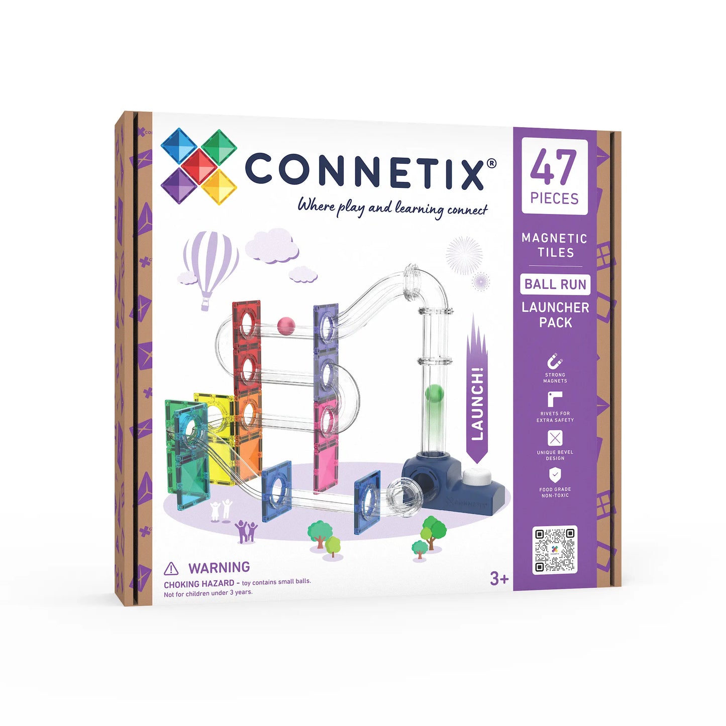 Connetix Ball Run Launcher Pack 47 pc