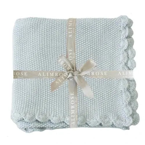 Alimrose Knit Mini Moss Stitch Baby Blanket
