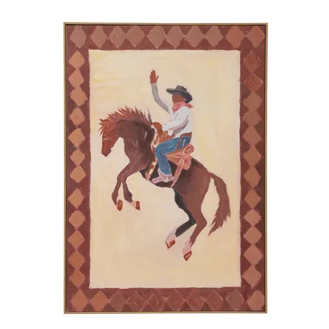 SAN JOSE OAK FRAME OIL PAINTING 70X100CM