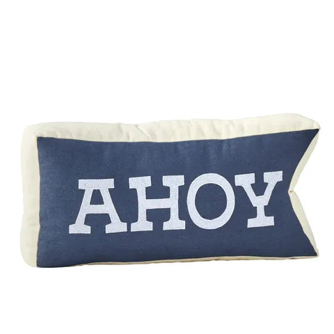 AHOY DOOR STOP 32X9X16CM NAVY