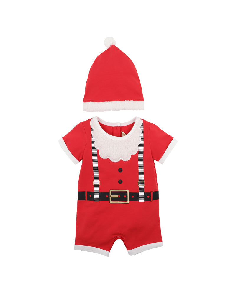 Bébé by Minihaha - SANTA ROMPER & HAT