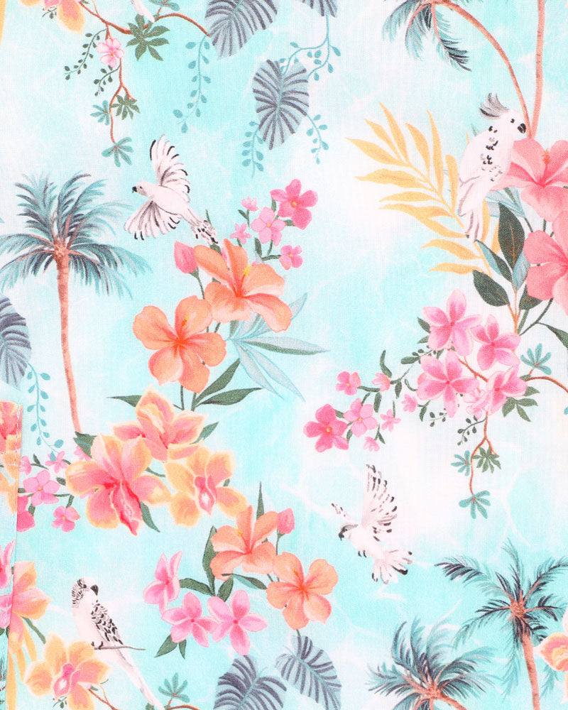 Minihaha Swim MILANA PRINT BLUE SUNDRESS