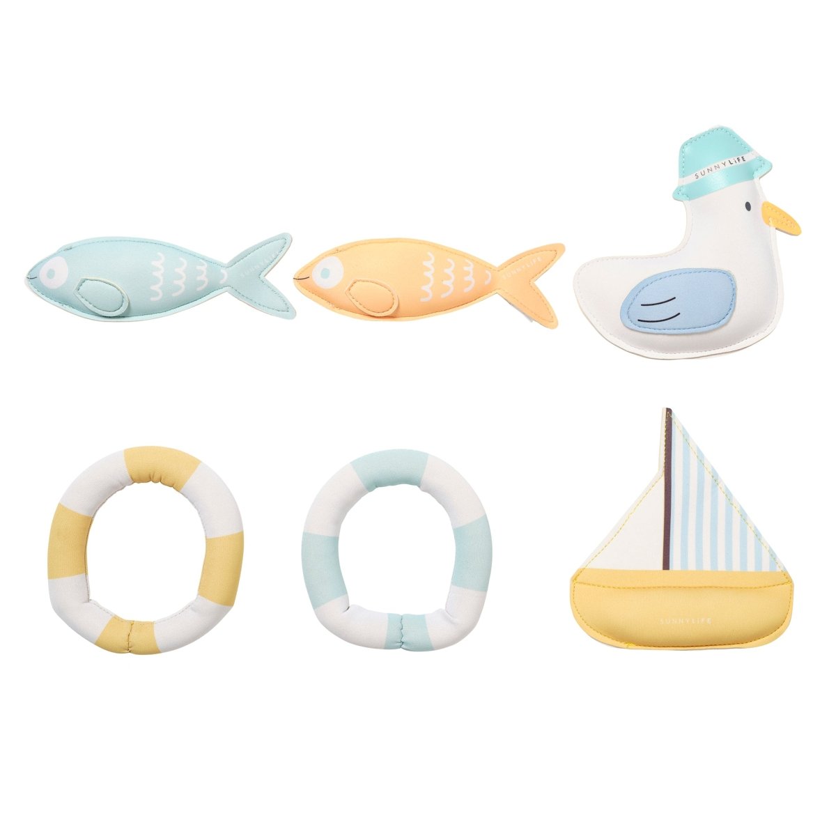Sunnylife Dive Buddies Sammy the Seagull Multi Set of 6