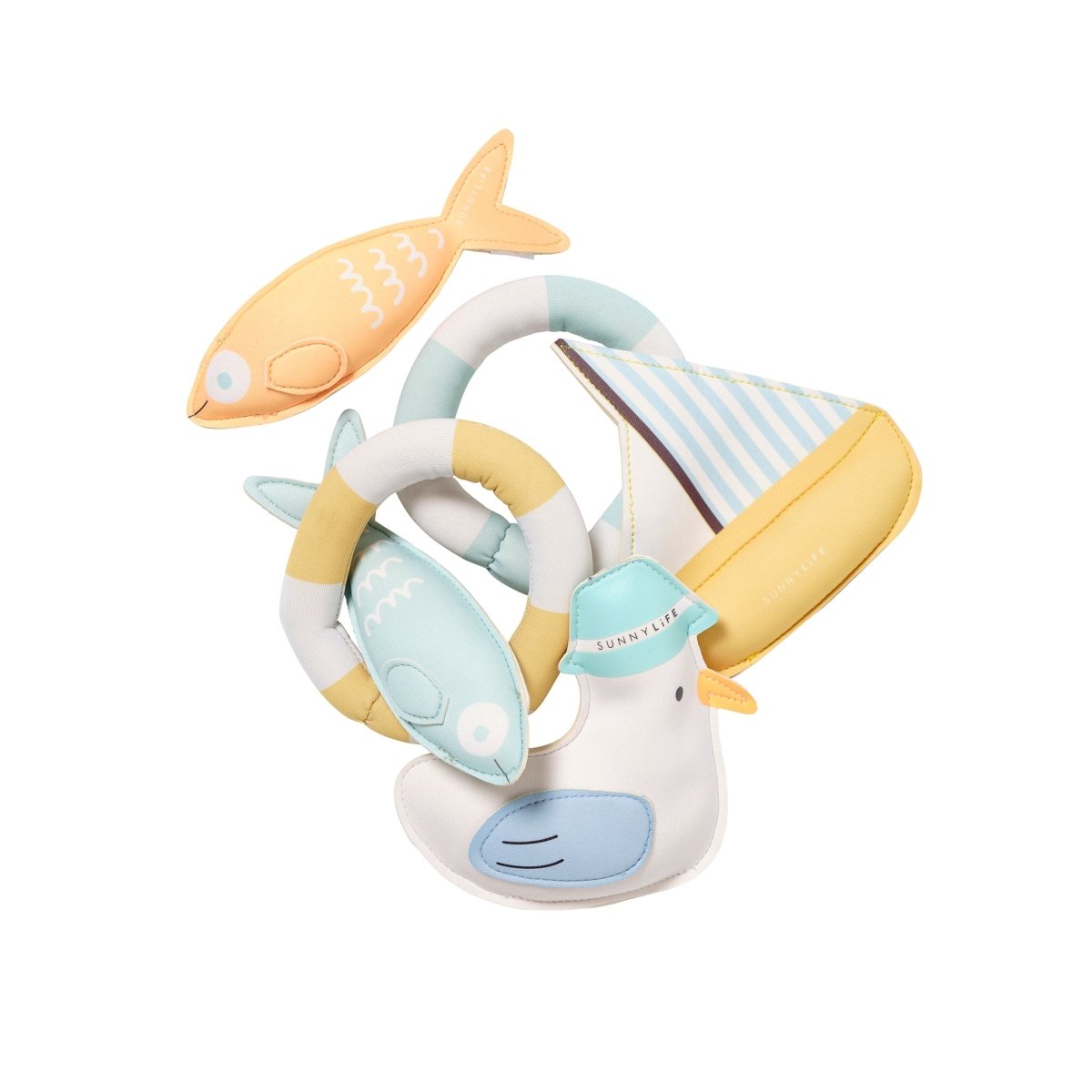 Sunnylife Dive Buddies Sammy the Seagull Multi Set of 6