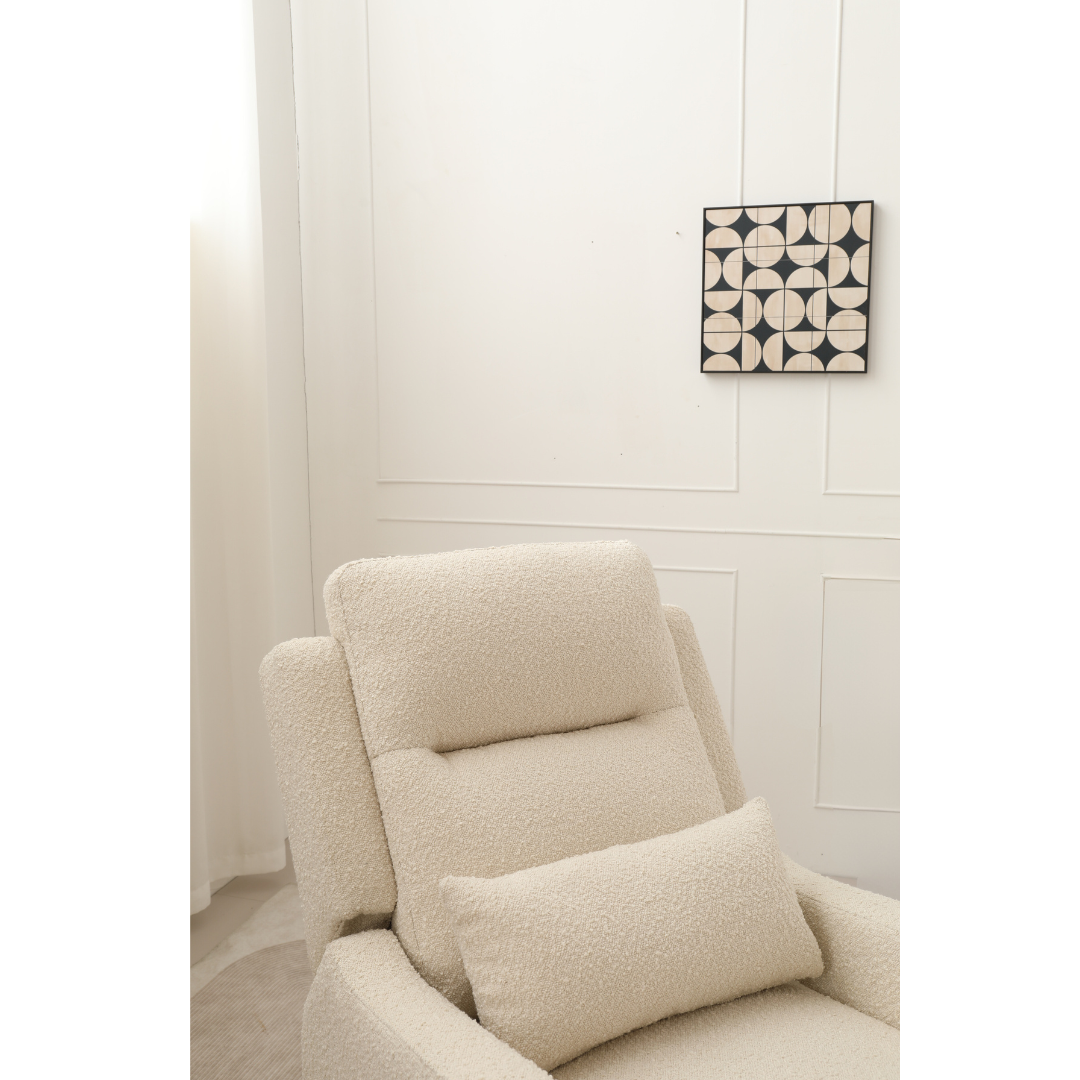COCOON Rio Sandstone Boucle Manual Recliner