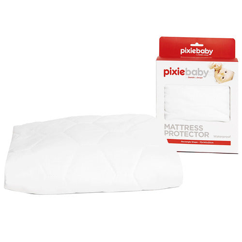 Troll Sun Cot Bundle With Pixie Mattress + Mattress Protector + Grey Sheet - Whitewash