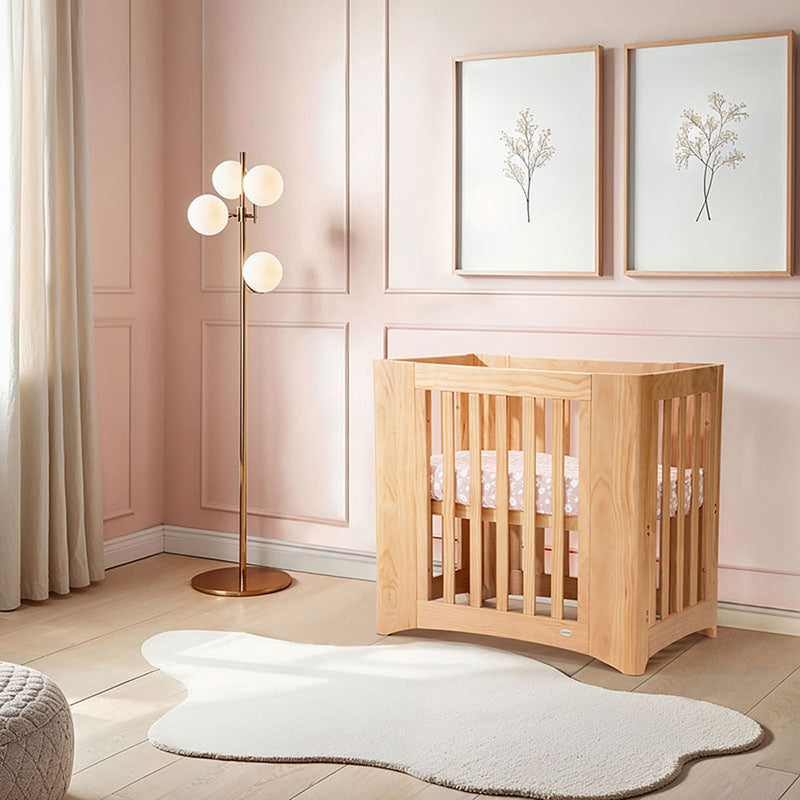 Cocoon Evolve Cot Sandstone + Mattress Set + Toddler Rail
