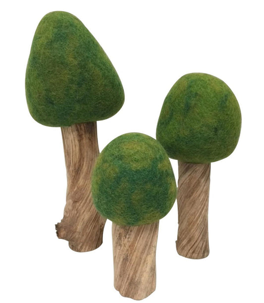 Papoose Toys Summer Trees Set Of 3