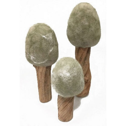 Papoose Toys Winter Trees Set Of 3