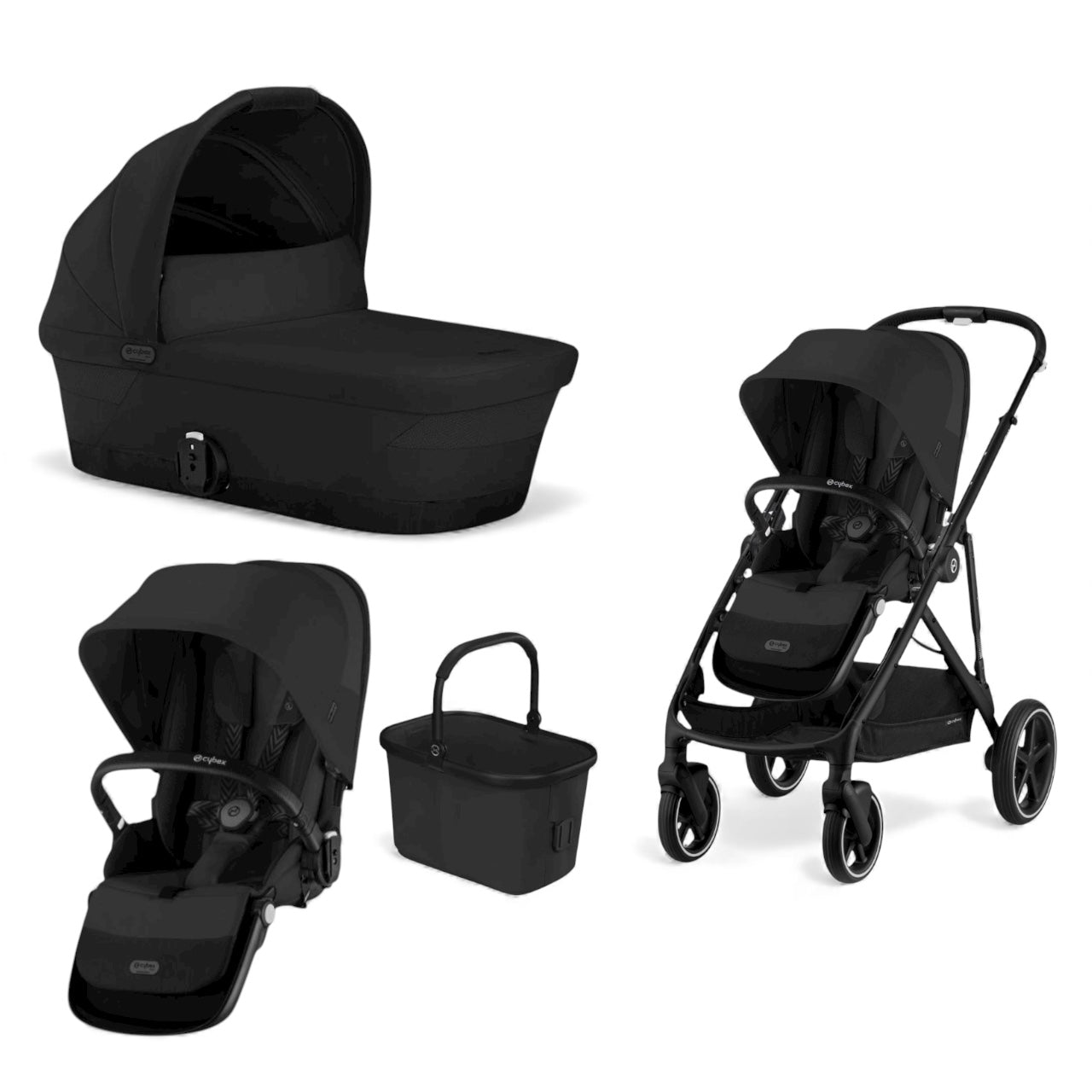 Cybex Gazelle S Pram + Carry Cot + 2nd Seat New 2023 Model