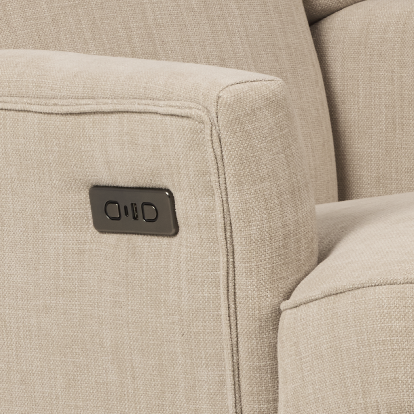 iL TuTTo Chelsea Recliner Glider Chair - Electric with USB