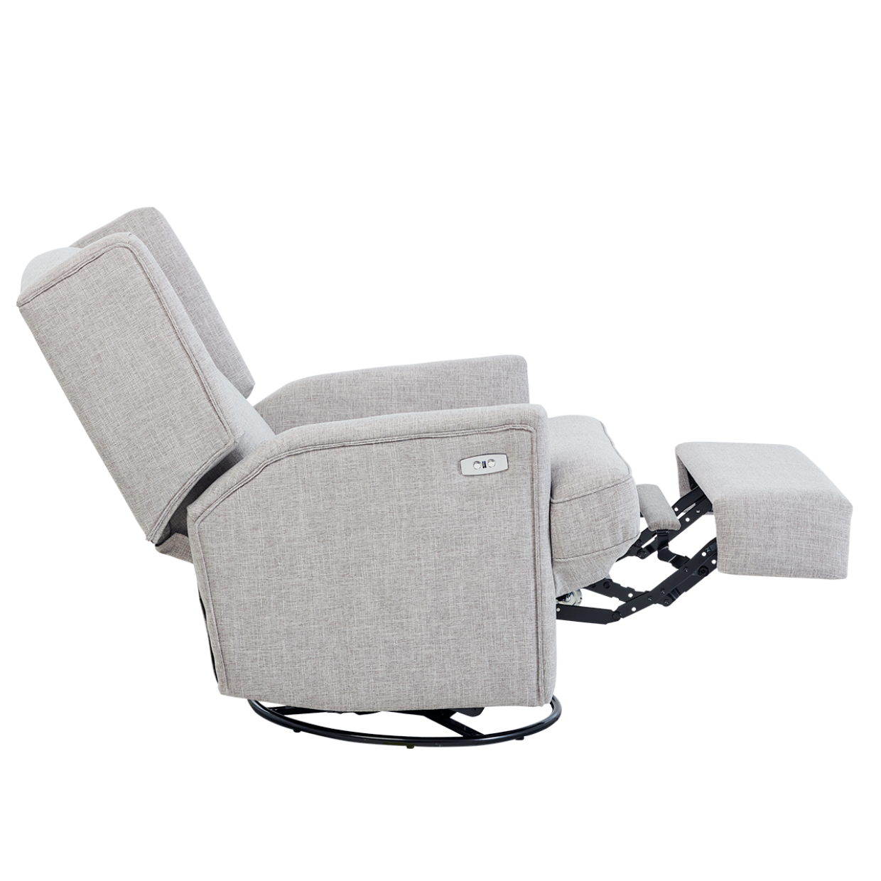 iL TuTTo Chelsea Recliner Glider Chair - Electric with USB