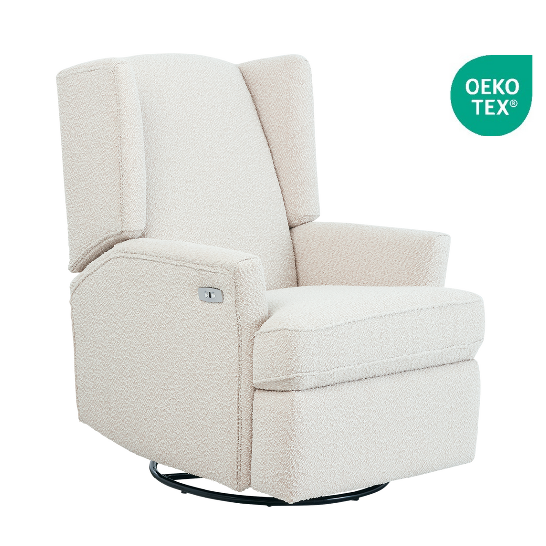 iL TuTTo Chelsea Recliner Glider Chair - Electric with USB