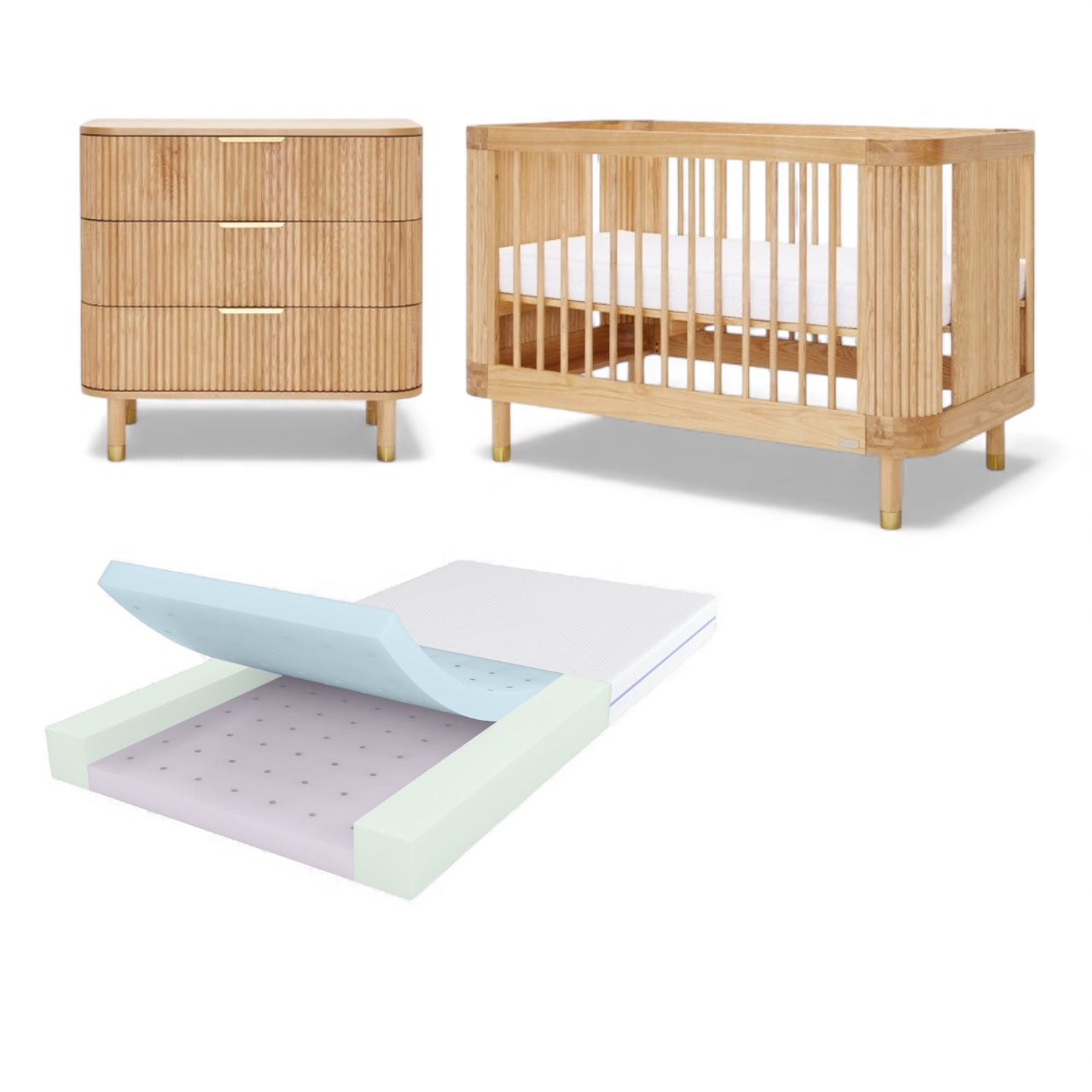 Juno Nursery Package - Cot & Chest Bundle
