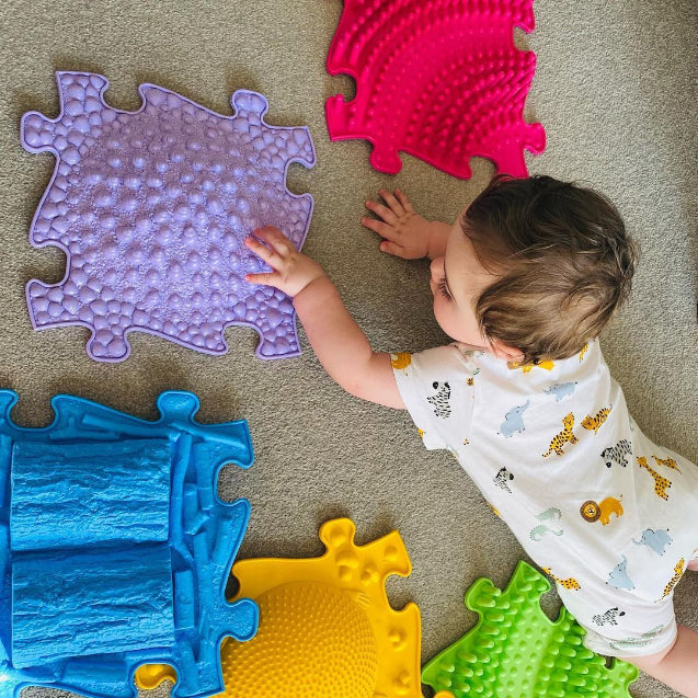 Muffik Tots Sensory Playmat Pastel 6 Piece Set