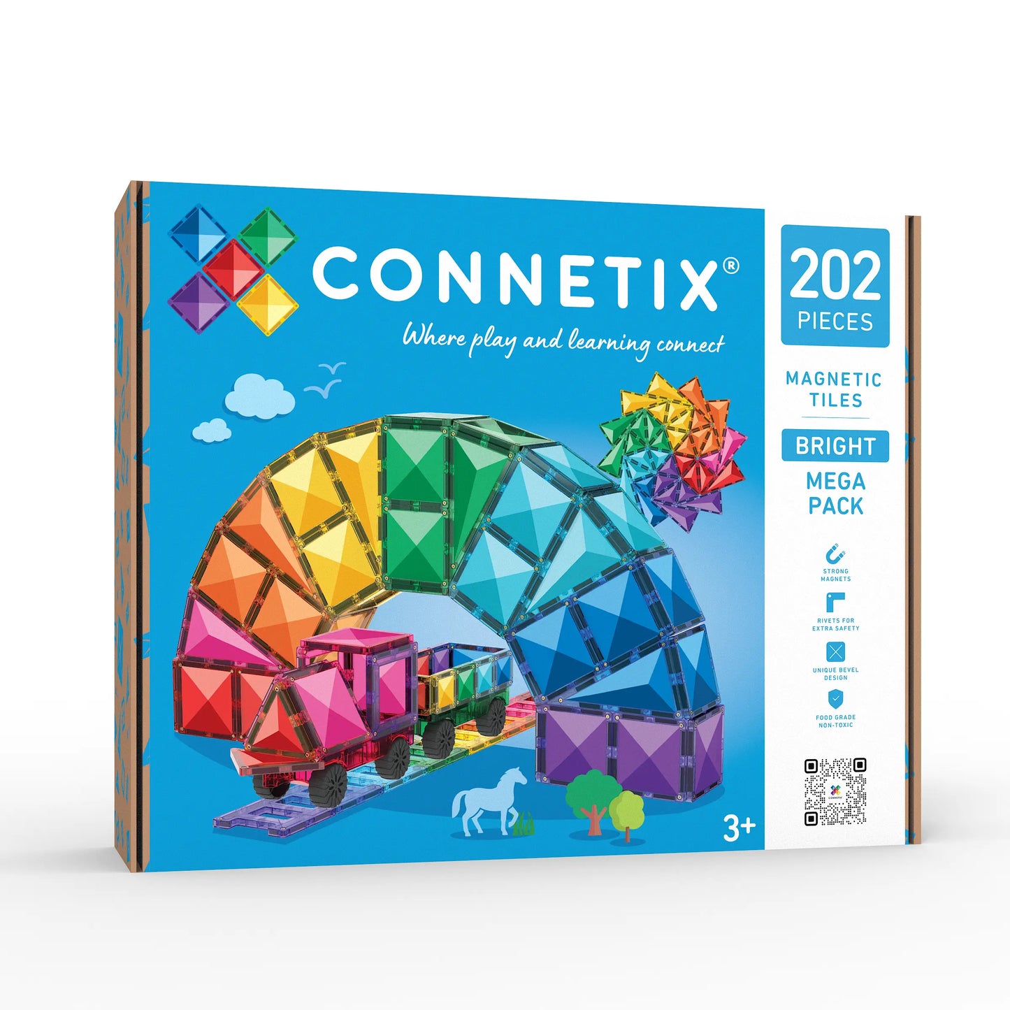 Connetix Bright Mega Pack 202 pc