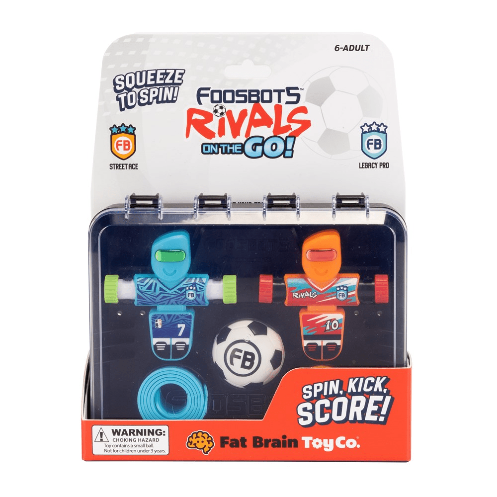 Fat Brain Toys Foosbots On the Go- Rivals Edition