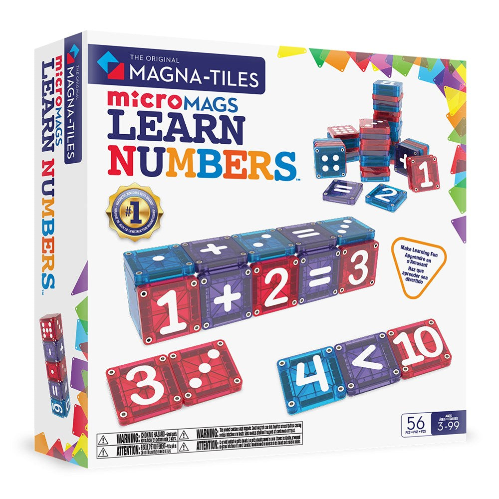 MAGNA-TILES - MICROMAGS - LEARN NUMBERS