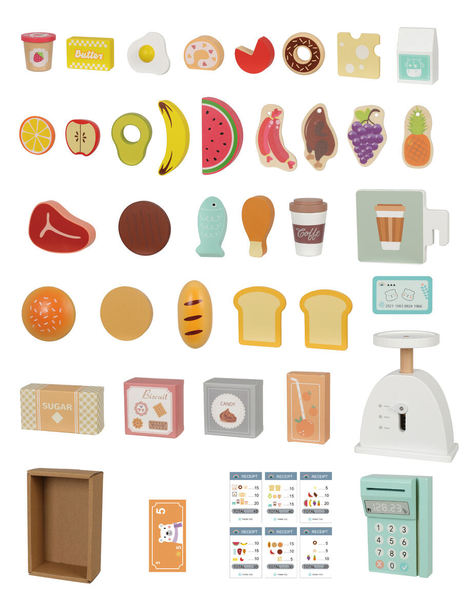 The Tooky Toy Wooden Grocery Store