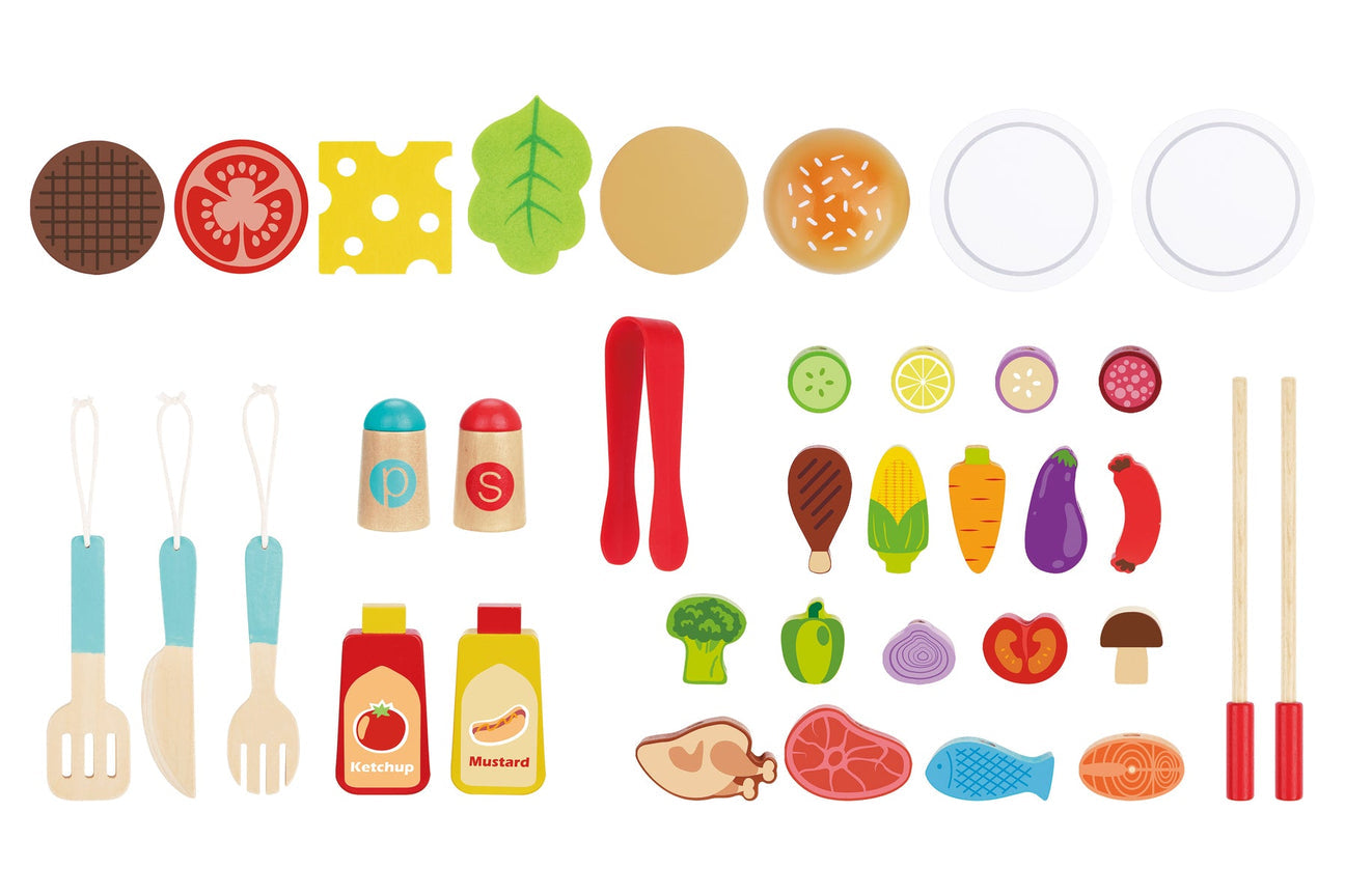 Tooky Toy Bbq Grill Playset