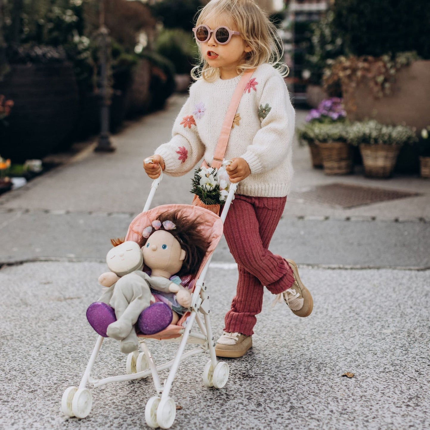 Olli Ella Sollie Stroller 2.0 - Rose