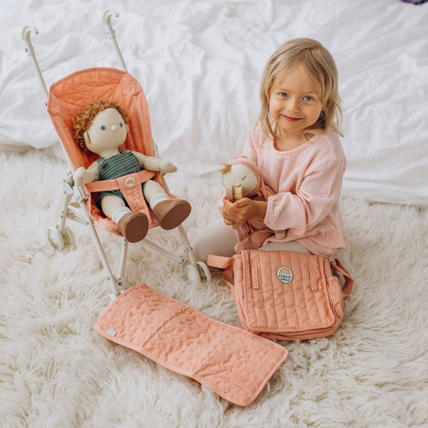 Olli Ella Sollie Stroller 2.0 - Rose