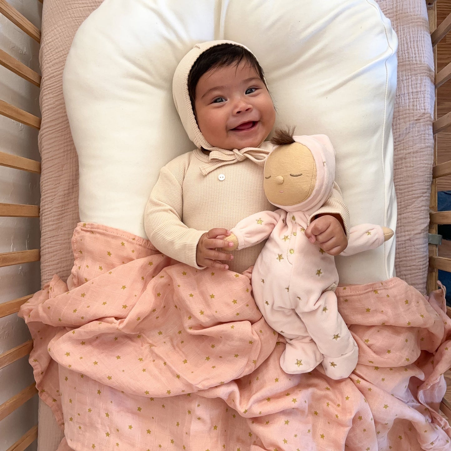 Olli Ella Lullaby Dozy Dinkums - Luna - Ballet Pink