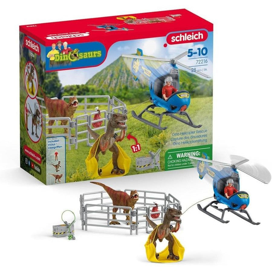 Schleich - Dino Helicopter Rescue SC72216