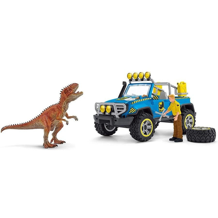 Schleich - Off Road Vehicle With Dino Outpost SC41464