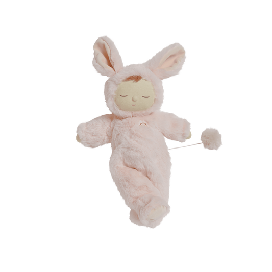 Olli Ella Lullaby Cozy Dinkum Bunny Moppet - Pink