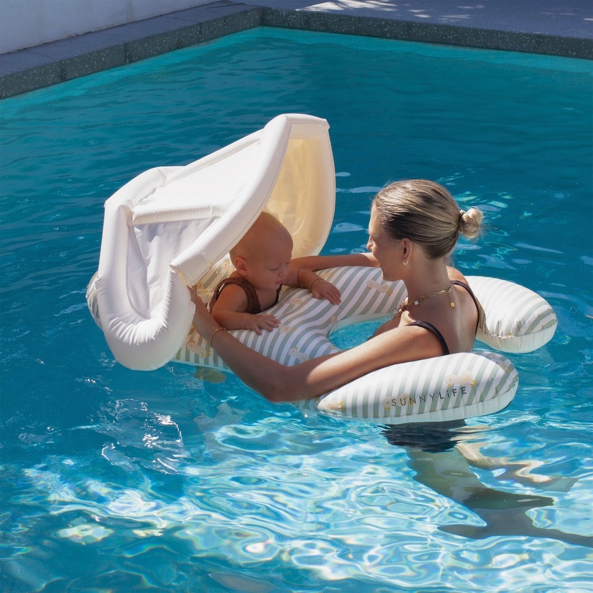 SUNNYLIFE FLOAT TOGETHER BABY SEAT - DEX THE DUCK