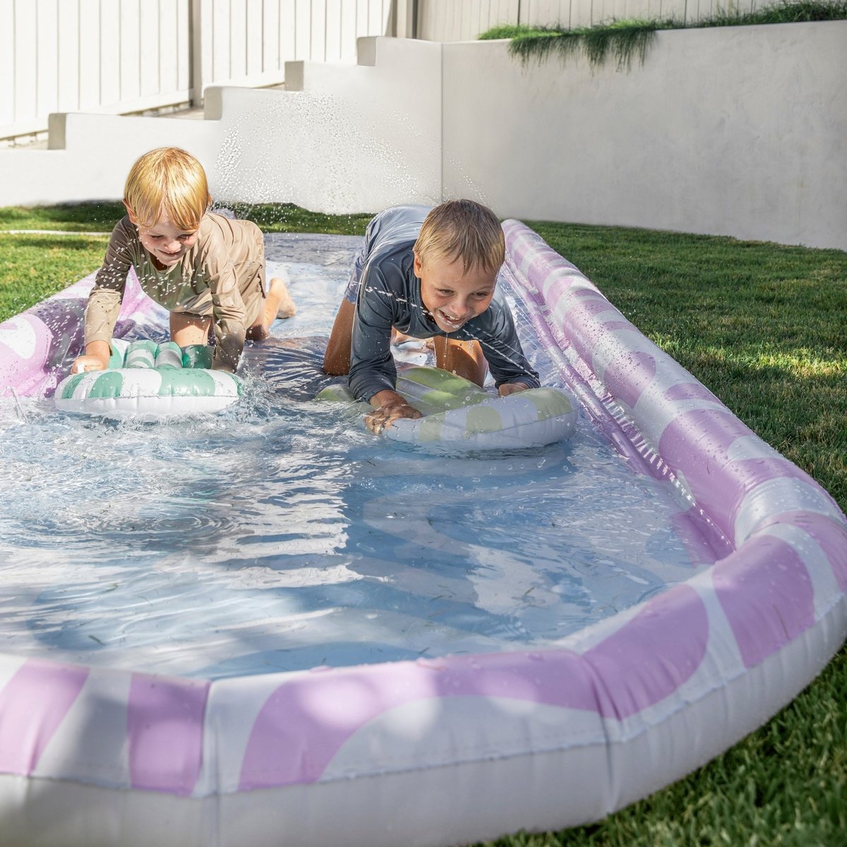 SUNNYLIFE SLIP AND SLIDE & BOOGIE BOARD SET - POOLSIDE