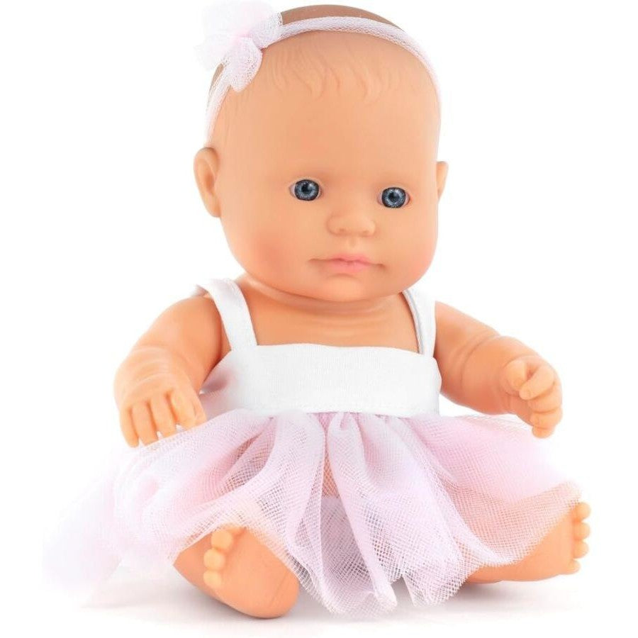 Miniland -Mf&M Caucasian Girl Baby Doll 21Cm