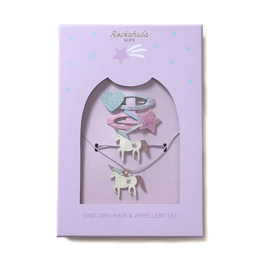 Rockahula Unicorn Hair & Jewellery Gift Set