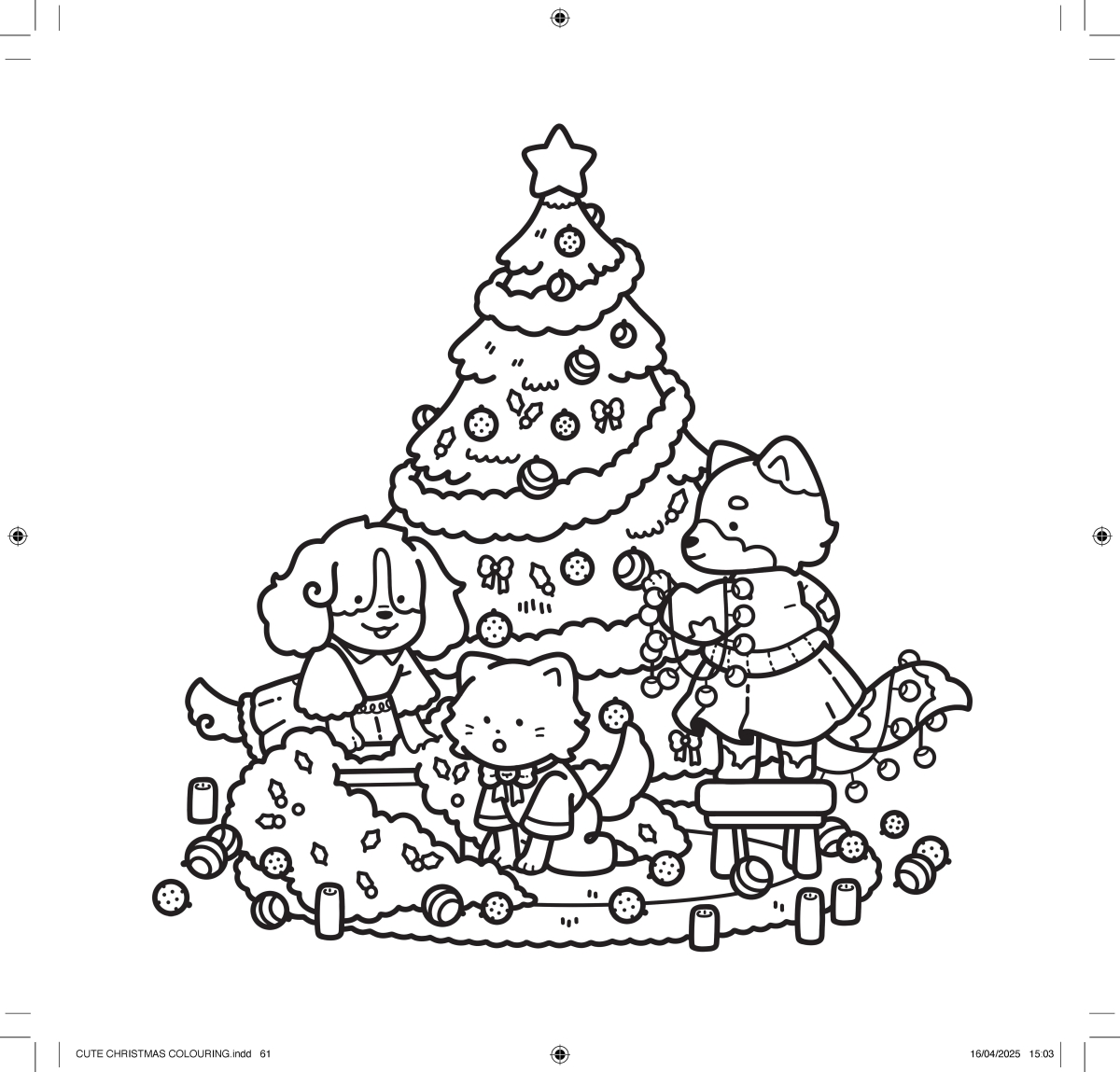 Cute & Cosy: Christmas
A Simple, Snuggly Colouring Book
By Harry Alexander