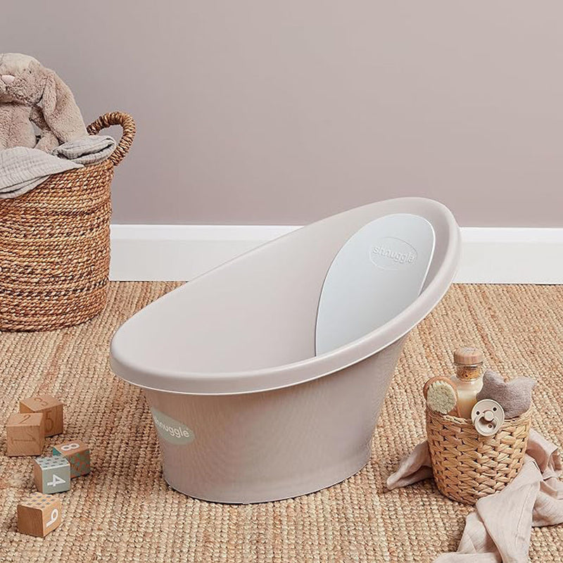 Shnuggle Baby Bath With Plug Taupe
