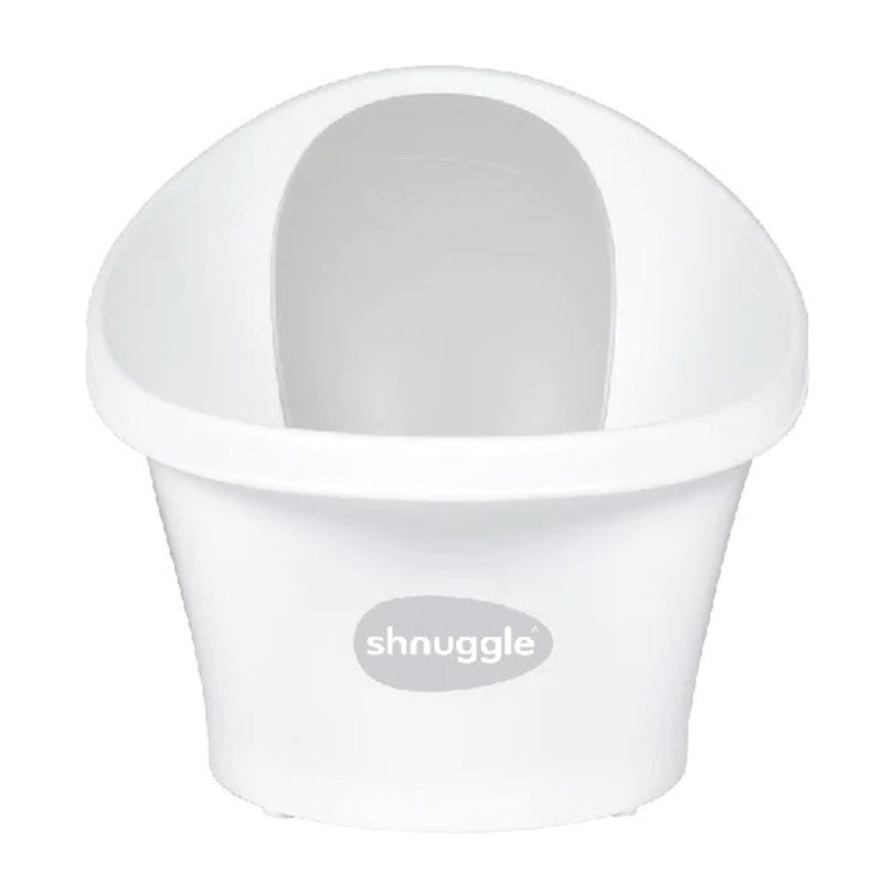 Shnuggle Baby Bath With Plug White/Grey
