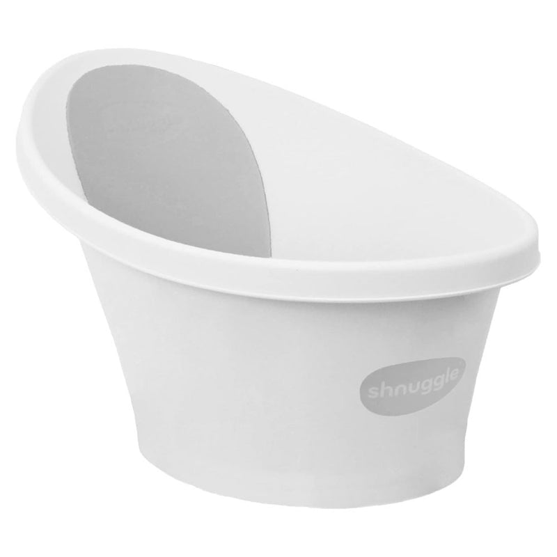 Shnuggle Baby Bath With Plug White/Grey